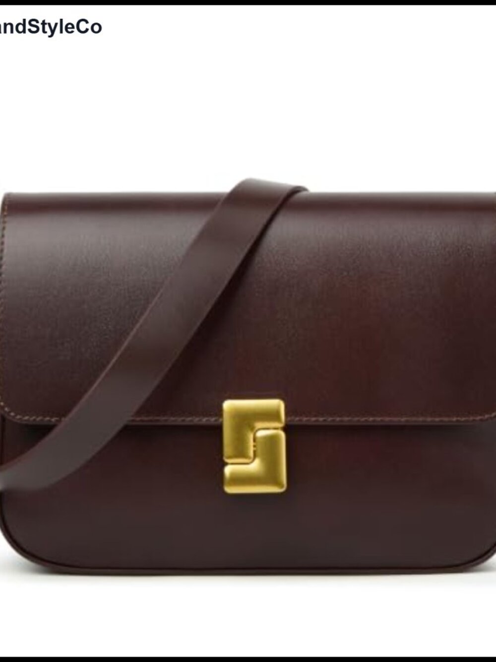 Genuine Leather Shoulder Bag Small Purse 2 Detachable Straps